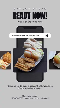 Food Online Delivery Promotion Instagram Story