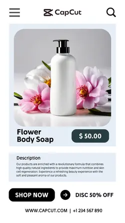 Body Soap Promotion Instagram Story