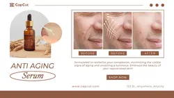 Beauty & Personal Care Before After Serum Twitter Post