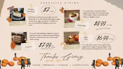 Thanksgiving Special Menu Twitter Post