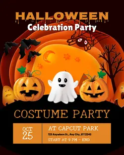 Entertainment Halloween Party Even Promotion