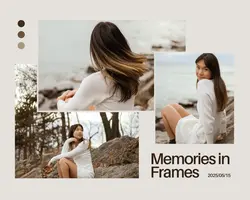 Non-Marketing Photo Collage Beige Minimalist