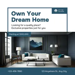 Property Sale Promotion for Instagram Post