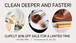 Household& Brushes  Discount Minimalist