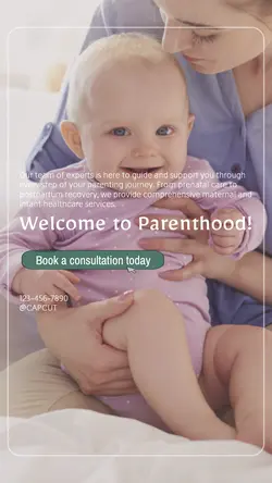 Maternal and infant care Announcement