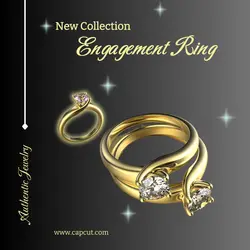 Fashion Product Display Instagram Post Jewelry Engagement Ring