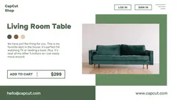 Furniture Table Display Product Twitter Post