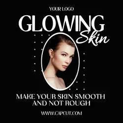 Glowing Skin Product Display Instagram Post