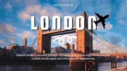 Youtube Thumbnail - Vlog Travel London