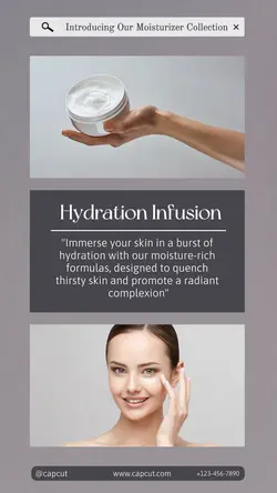 Beauty and Personal Care Moisturizer Display
