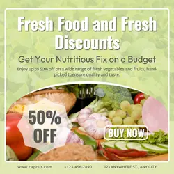 Foods & Beverage Fresh Food Discount