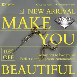 jewelry diamond details simple style
