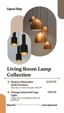 Household & Furniture Lamp Promotion Instagram Story