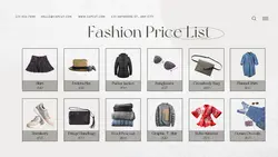 Fashion Product Price List Twitter Post