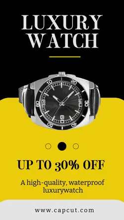 Electronic Luxury Watch Sale Instagram Stroy
