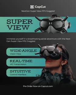 Electronic VR Headset Instagram Post