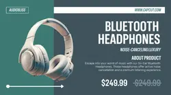 Electronic Headphones Promotion Facebook AD