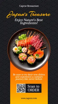 Food Japan Menu Promotion Instagram Story