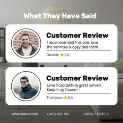 Apartment Customer Review Instagram Post