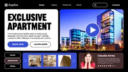 Exclusive Apartment Product Display Website