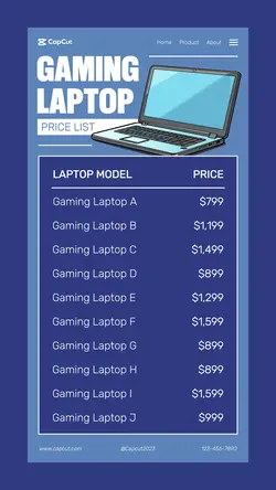 Electronic Product Price List Tiktok Post