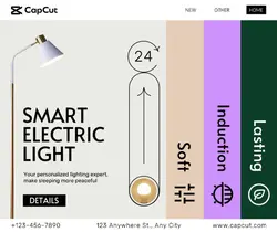 Electronic Smart electric light Display Modern
