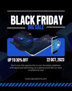 Black Friday Phone Promotion Instagram Portrait