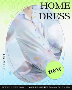 Dress & pajamas details simple