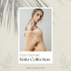 Fashion Industry Clothing Knitwear Display Instagram Post