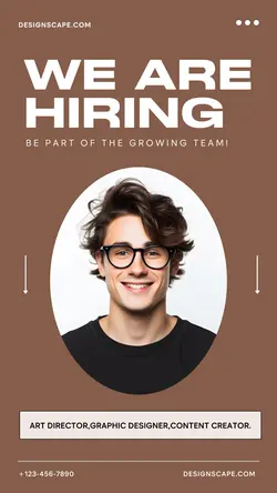 Business We're Hiring Instagram Story