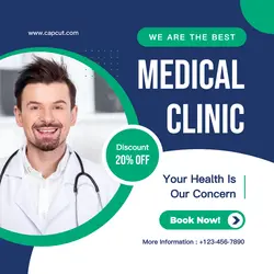 Medical Clinic Promotion Instagram Post