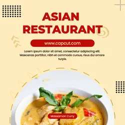 Asian Restaurant Instagram Post