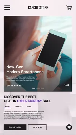 Cyber Monday Deal Sale Instagram Story