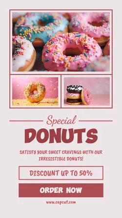 Donut Promotion Instagram Story