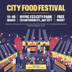 City Food Festival Promotion Instagram Post