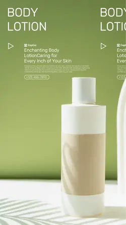 Beauty Body lotion Branding  Minimalist  