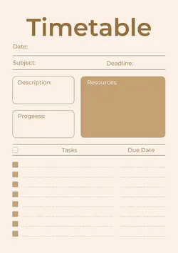 Education Campus Schedule show Simplicity(cc web)
