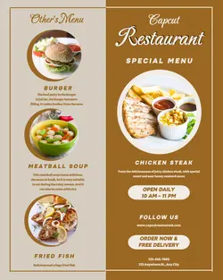 FOOD AND BEVERAGE DISPLAY PROMOTION INSTAGRAM PORT