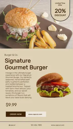 Food Promotion Sale Tiktok Post