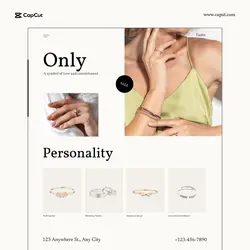 Jewelry accessories  Ring Publicity Simpleage