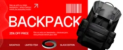 E-commerce Detail Page+Fashion Industry Backpack