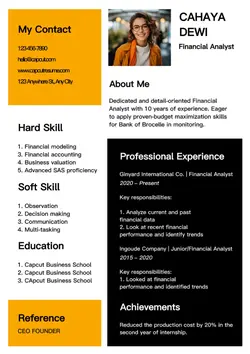 Business Resume Modern