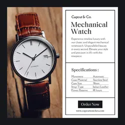 Watches Promotion for Instagram Post