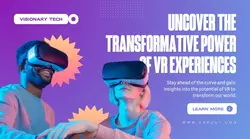 Gradient Modern Virtual Reality Facebook Ad