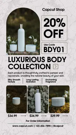Beauty Skin Bodycare Product Promotion Tiktok