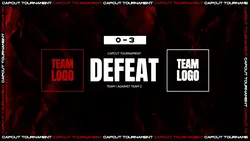 Gaming - Defeat Announcement Poster