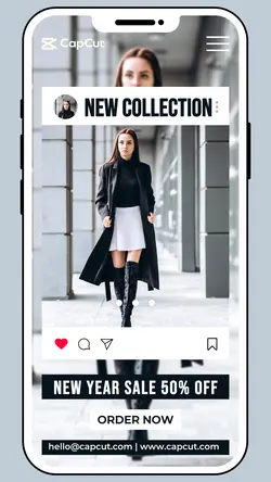 Fashion New Collection New Year Sale TikTok story