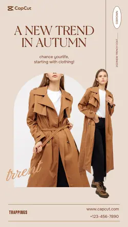 trapping&windbreaker displayed Minimalist style