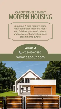 Modern Real Estate For Sale Tiktok Story