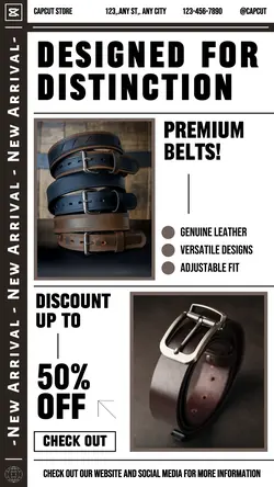 Fashion Belt Promotion Instagram Story